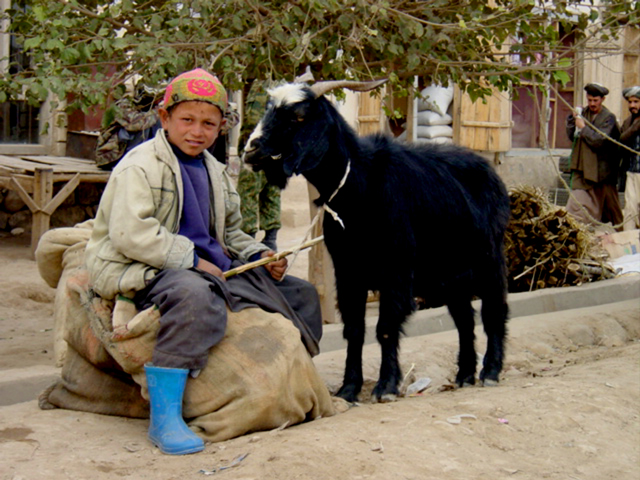 Boy with Goat